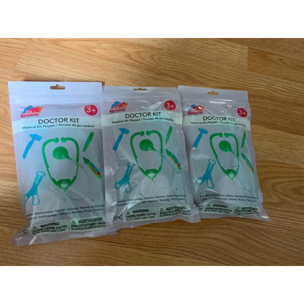 Lot x3 Kids Gift Doctor Nurse Kit Set Play Pretend